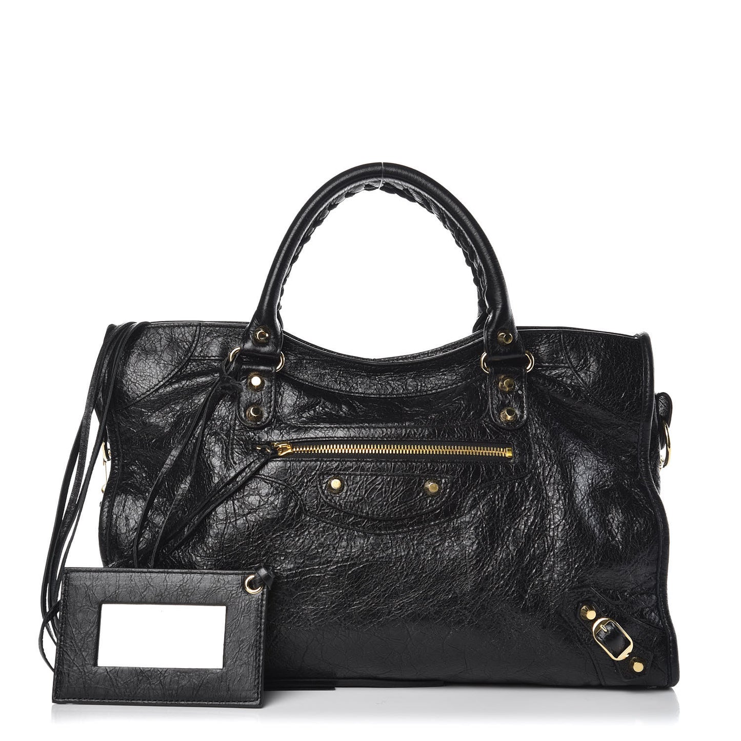 Agneau Classic Gold Hardware City Black