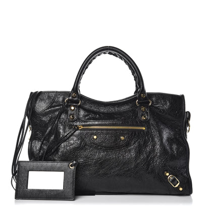 Balenciaga Agneau Classic Gold Hardware City Black 1 of 10