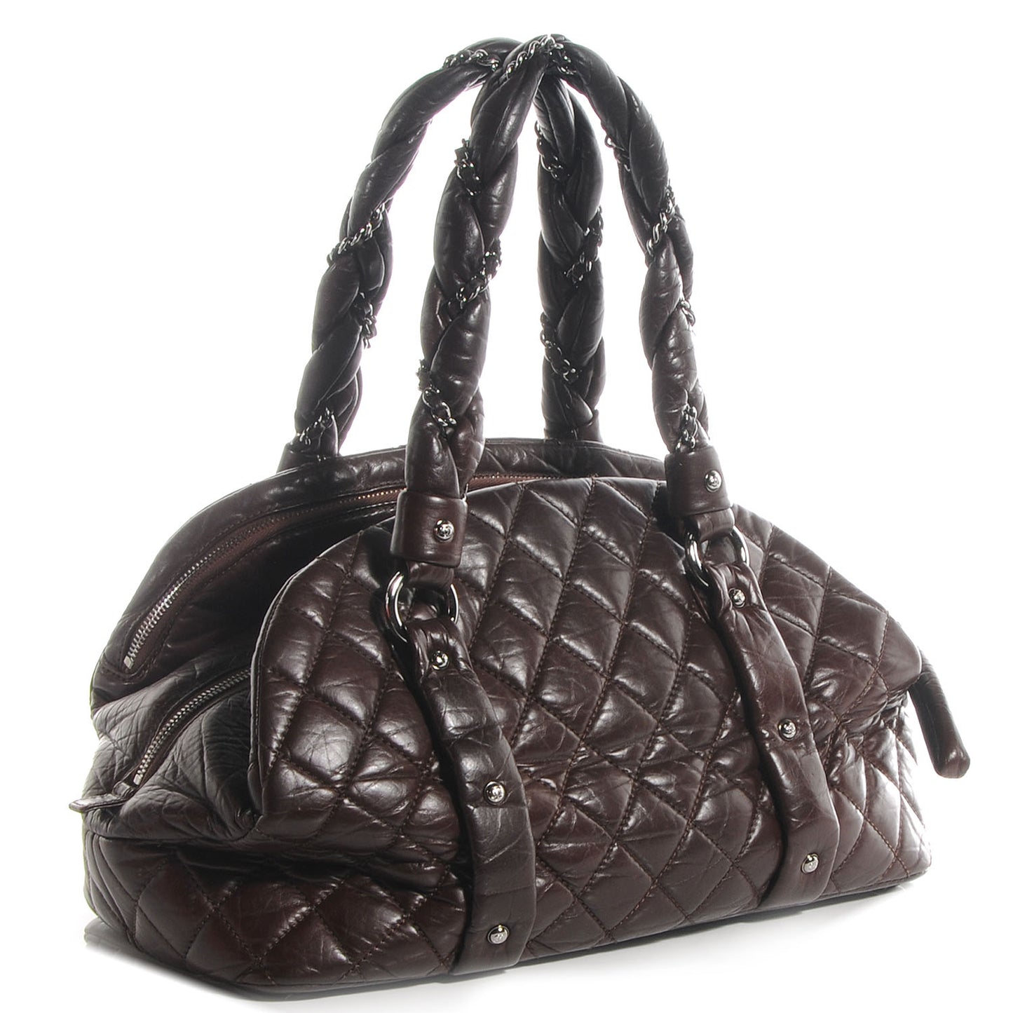 Ligne Lady Braid Tote Brown