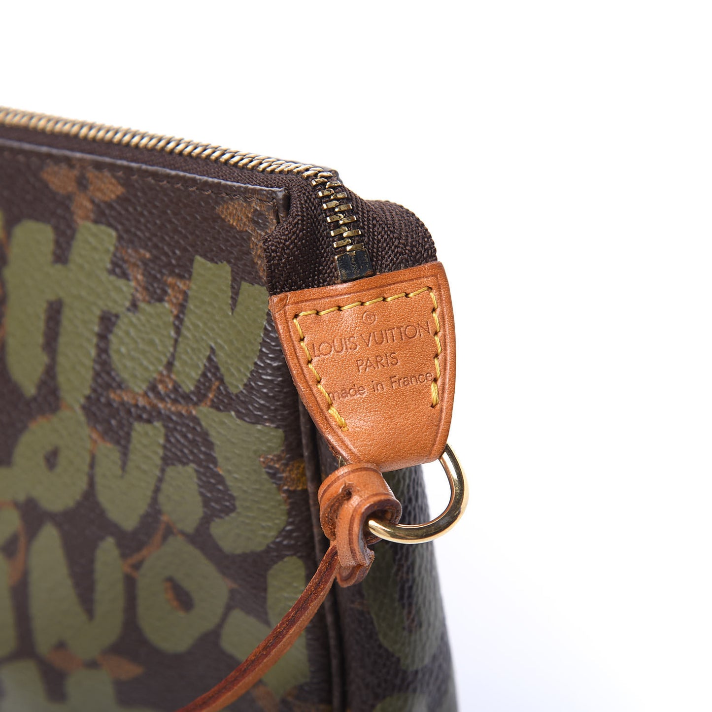 Monogram Graffiti Pochette Accessories Kaki