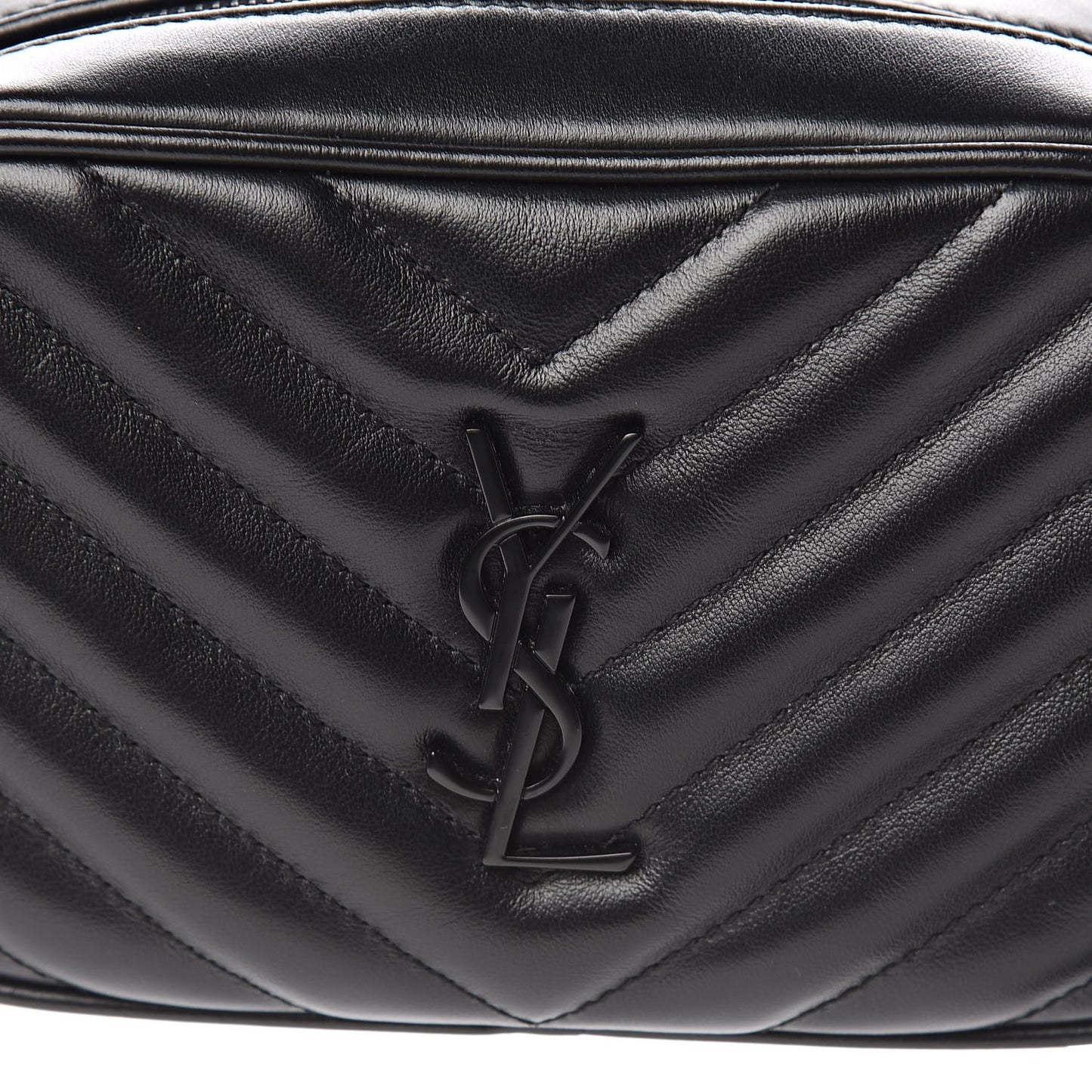 Calfskin Matelasse Monogram Lou Belt Bag Black