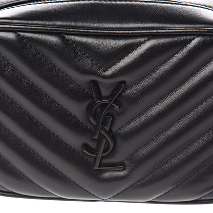 Saint Laurent Calfskin Matelasse Monogram Lou Belt Bag Black 10 of 10