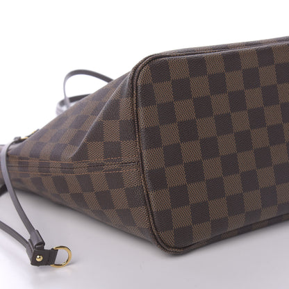 Louis Vuitton Damier Ebene Neo Neverfull MM Rose Ballerine 6 of 11