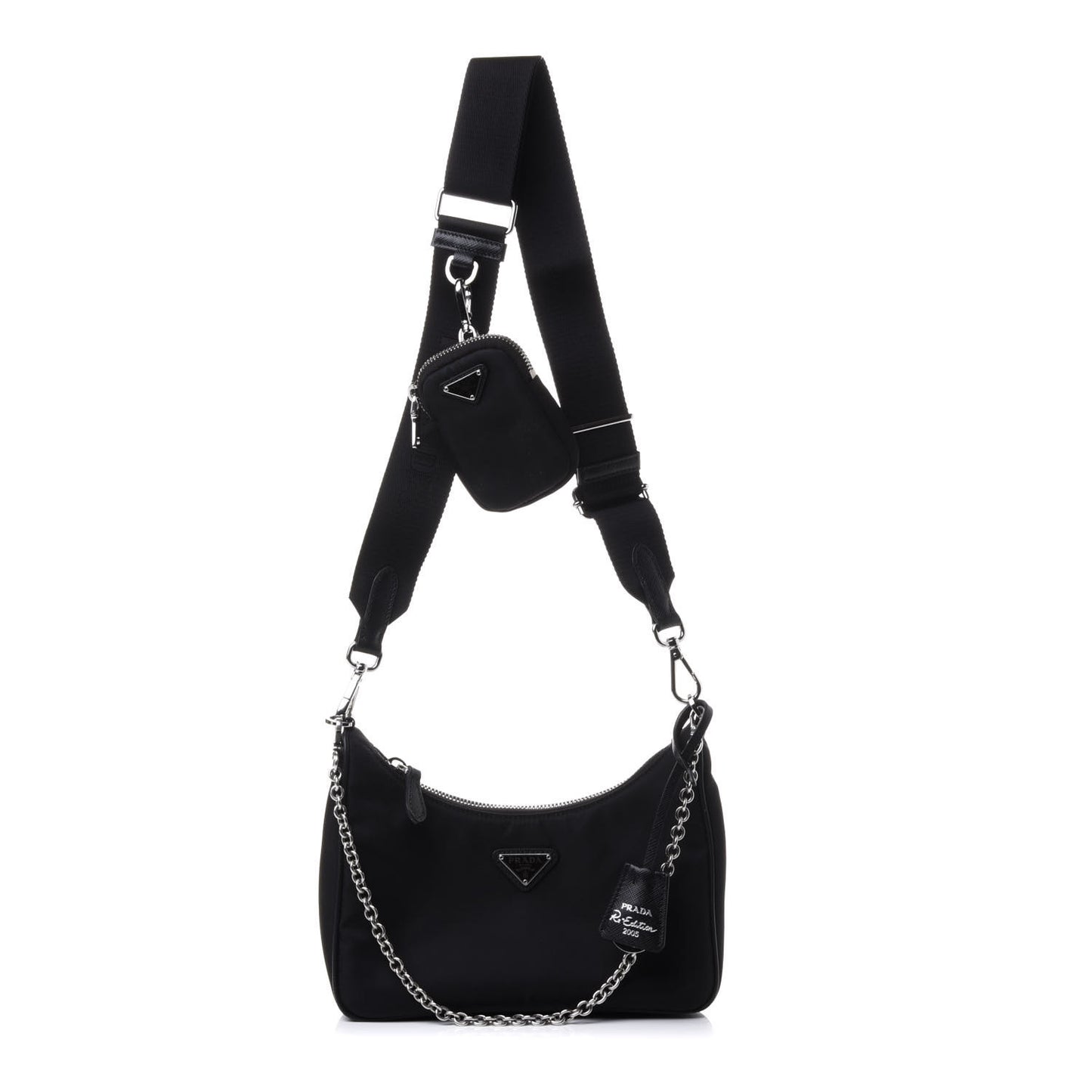 Nylon Re-Edition 2005 Shoulder Bag Black