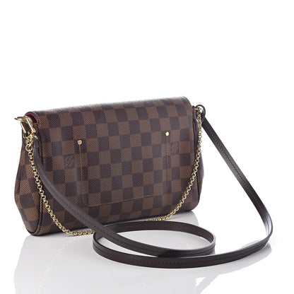 Louis Vuitton Damier Ebene Favorite MM 3 of 9
