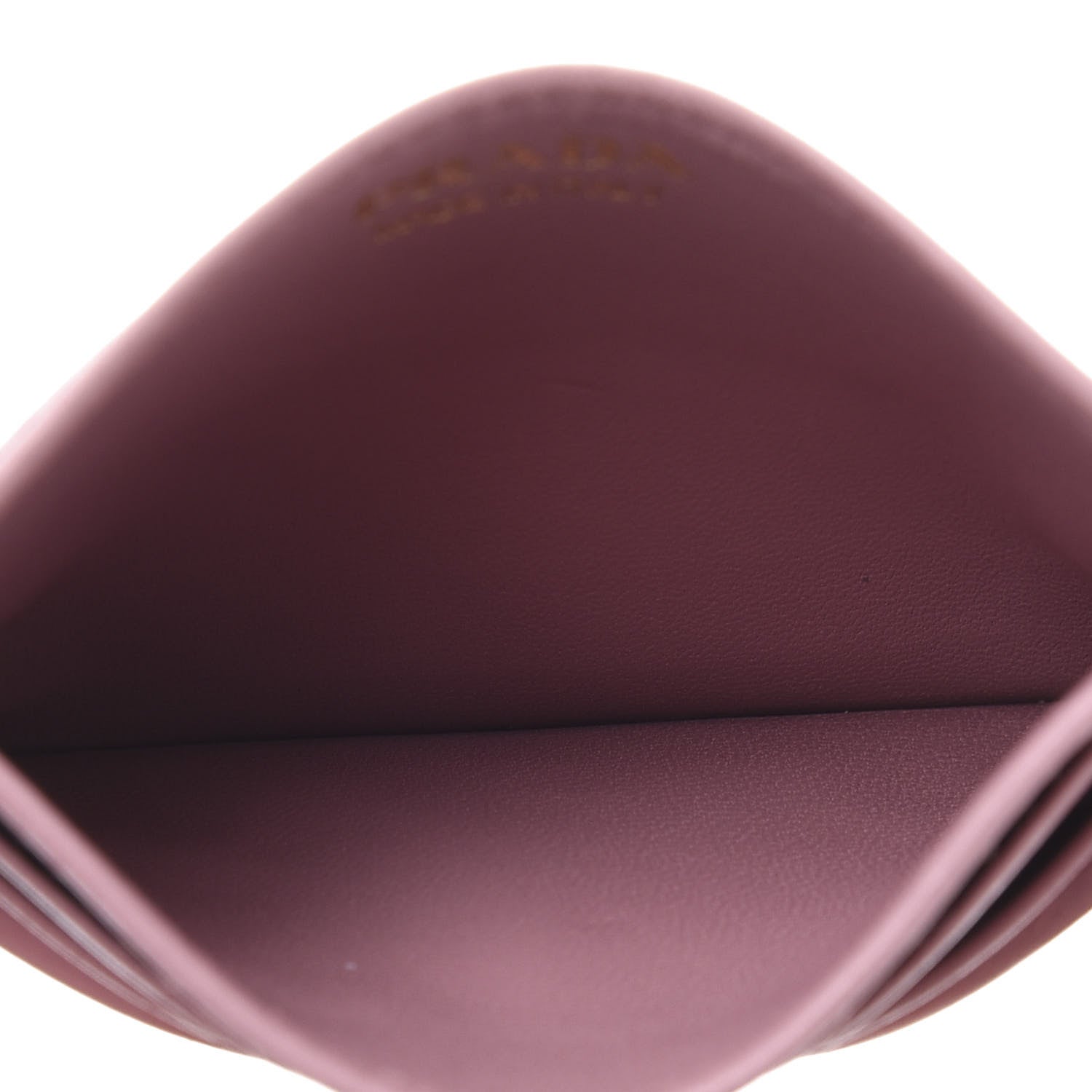 Prada Nappa Impunture Logo Card Holder Petalo 5 of 10