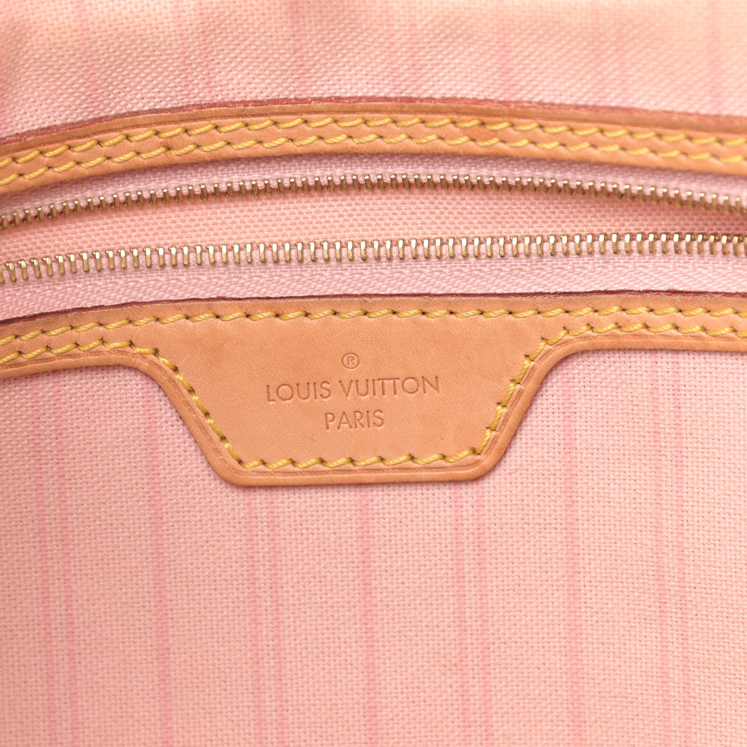 Louis Vuitton Damier Azur Delightful PM Rose Ballerine 6 of 15