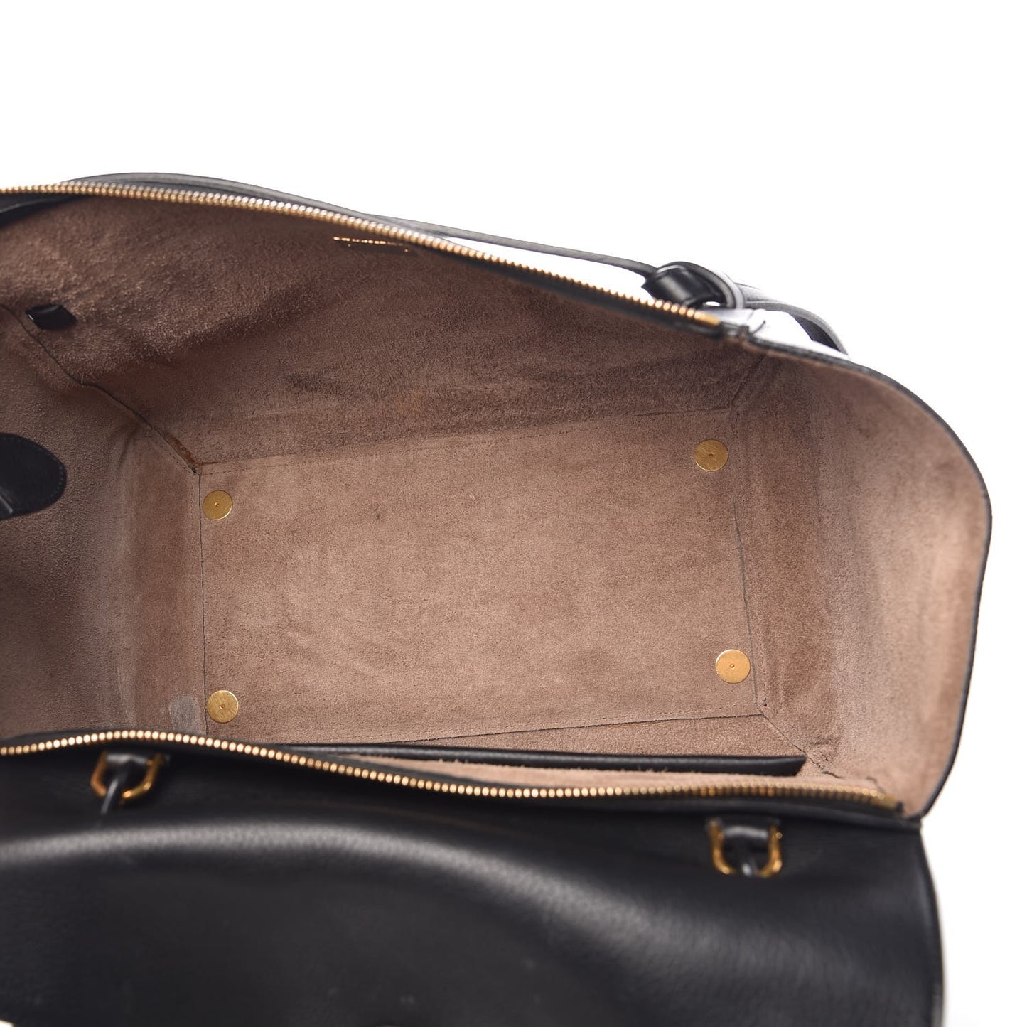 Grained Calfskin Small Belt Bag Black