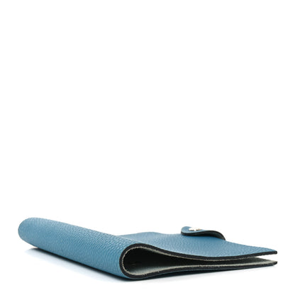 Hermes Togo Ulysse PM Notebook Cover Blue Jean 4 of 6