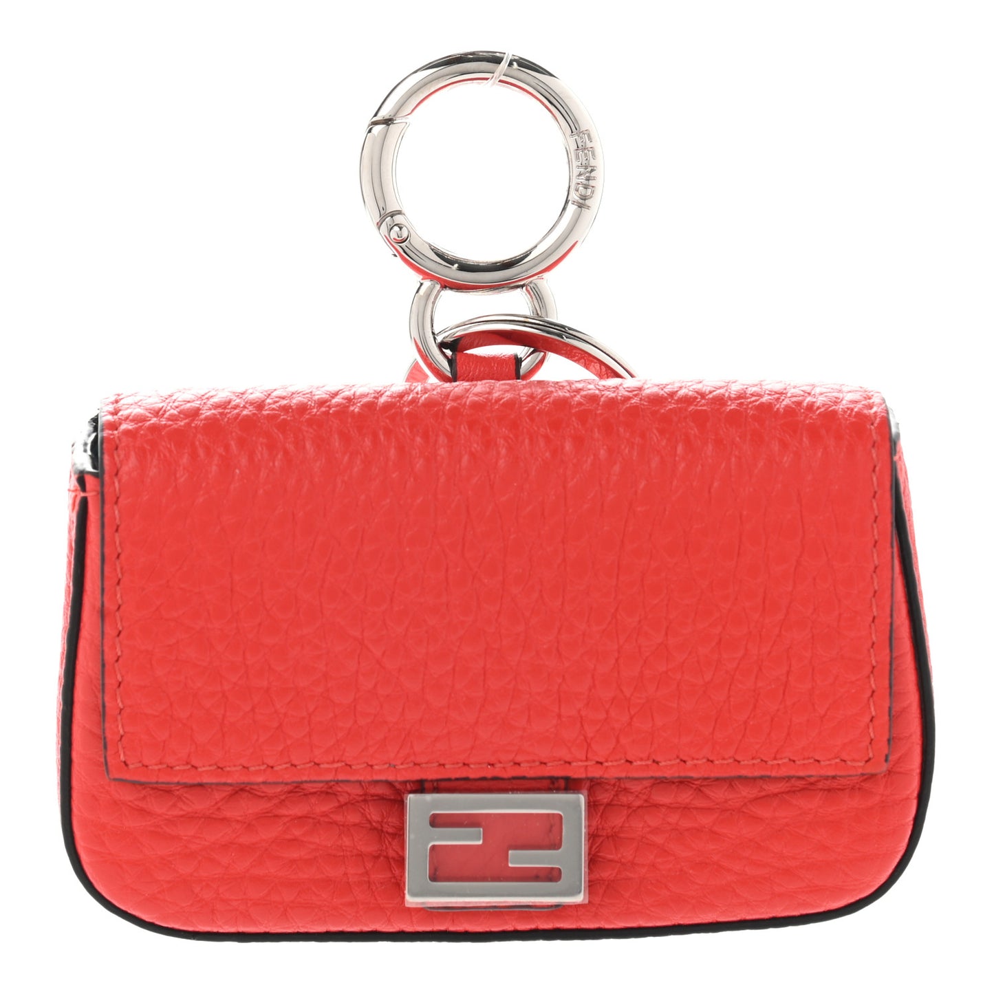 Cuoio Romano Micro Baguette Charm Papavero