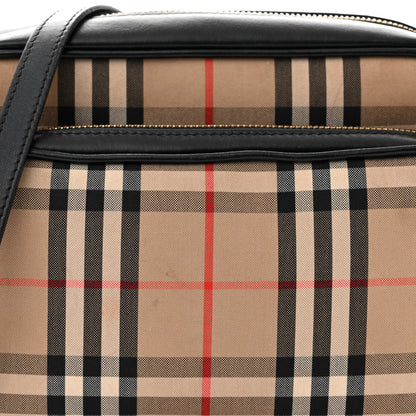 Burberry Calfskin Vintage Check Medium Camera Bag Archive Beige 8 of 15