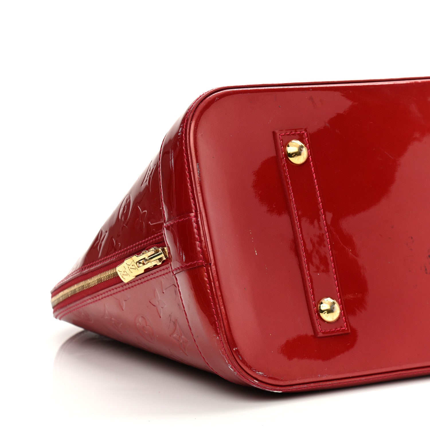 Louis Vuitton Vernis Alma MM Pomme D'Amour 7 of 15