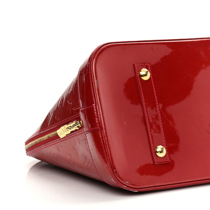 Louis Vuitton Vernis Alma MM Pomme D'Amour 7 of 15