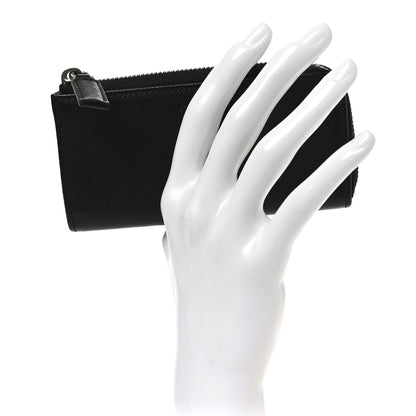 Prada Saffiano Key Holder Black 4 of 20