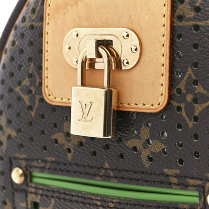 Louis Vuitton Monogram Perforated Speedy 30 Green 7 of 11