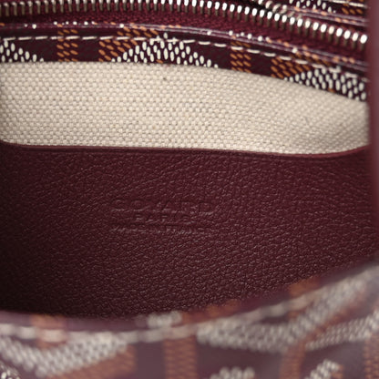 Goyard Goyardine Plumet Wallet Clutch Burgundy 6 of 9