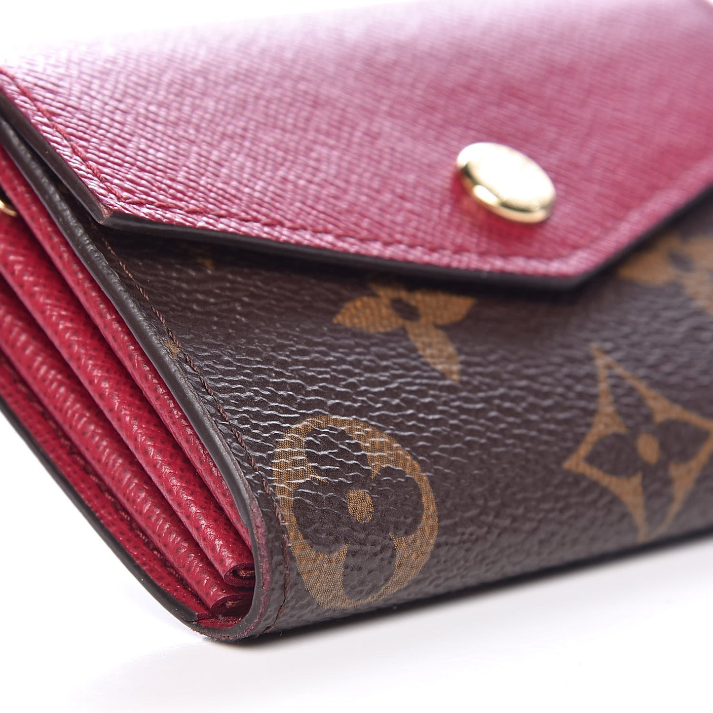 Monogram Sarah Multicartes Fuchsia