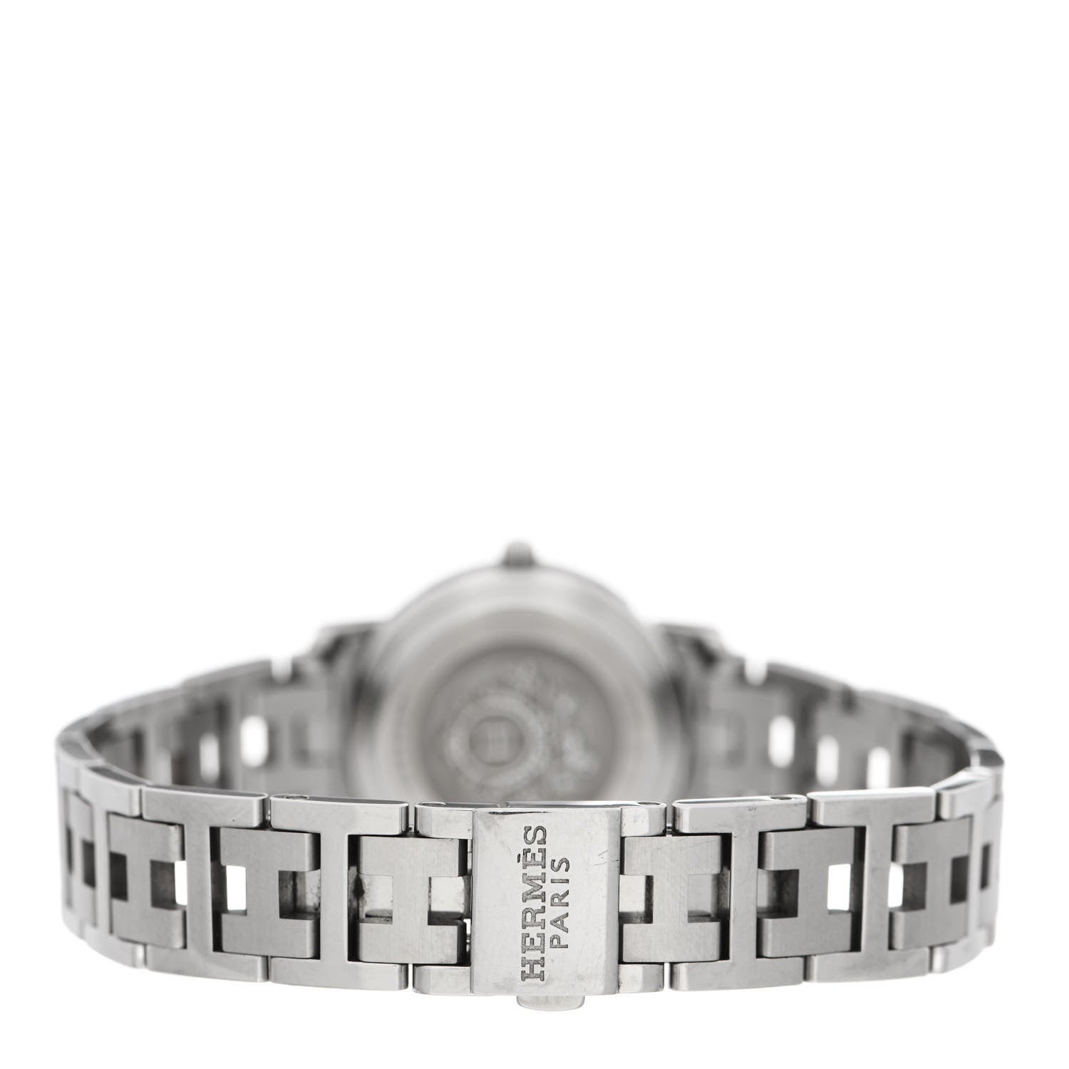 Hermes Stainless Steel 24mm Clipper Quartz Watch Blue 3 of 4
