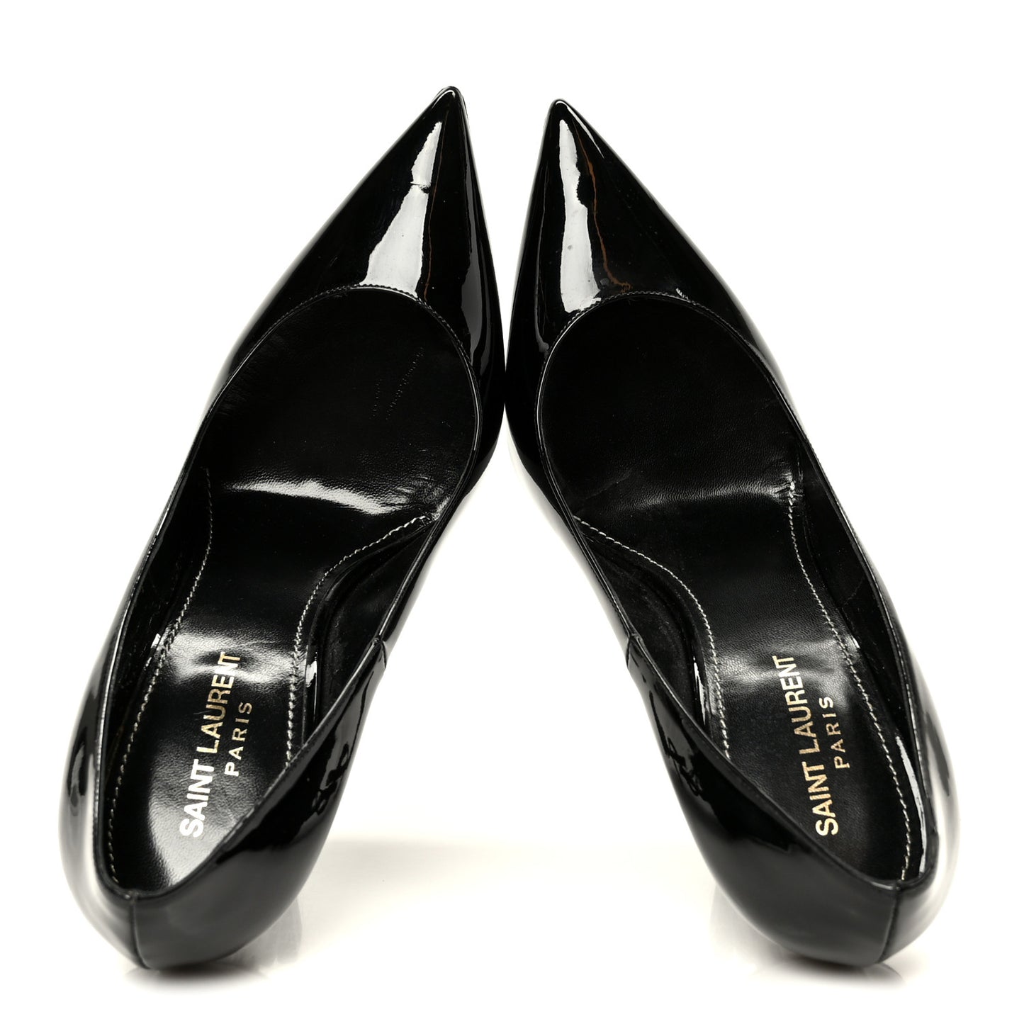 Patent Calfskin Opyum 110 Pumps 39.5 Black