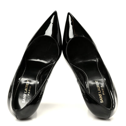 Saint Laurent Patent Calfskin Opyum 110 Pumps 39.5 Black 2 of 10