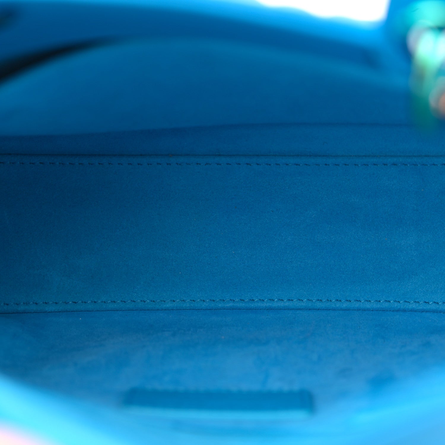 Christian Dior Lambskin Cannage Small Lady Dior Bright Blue 5 of 11