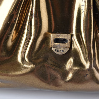 Fendi Patent Calfskin B Bag Gold 15 of 24