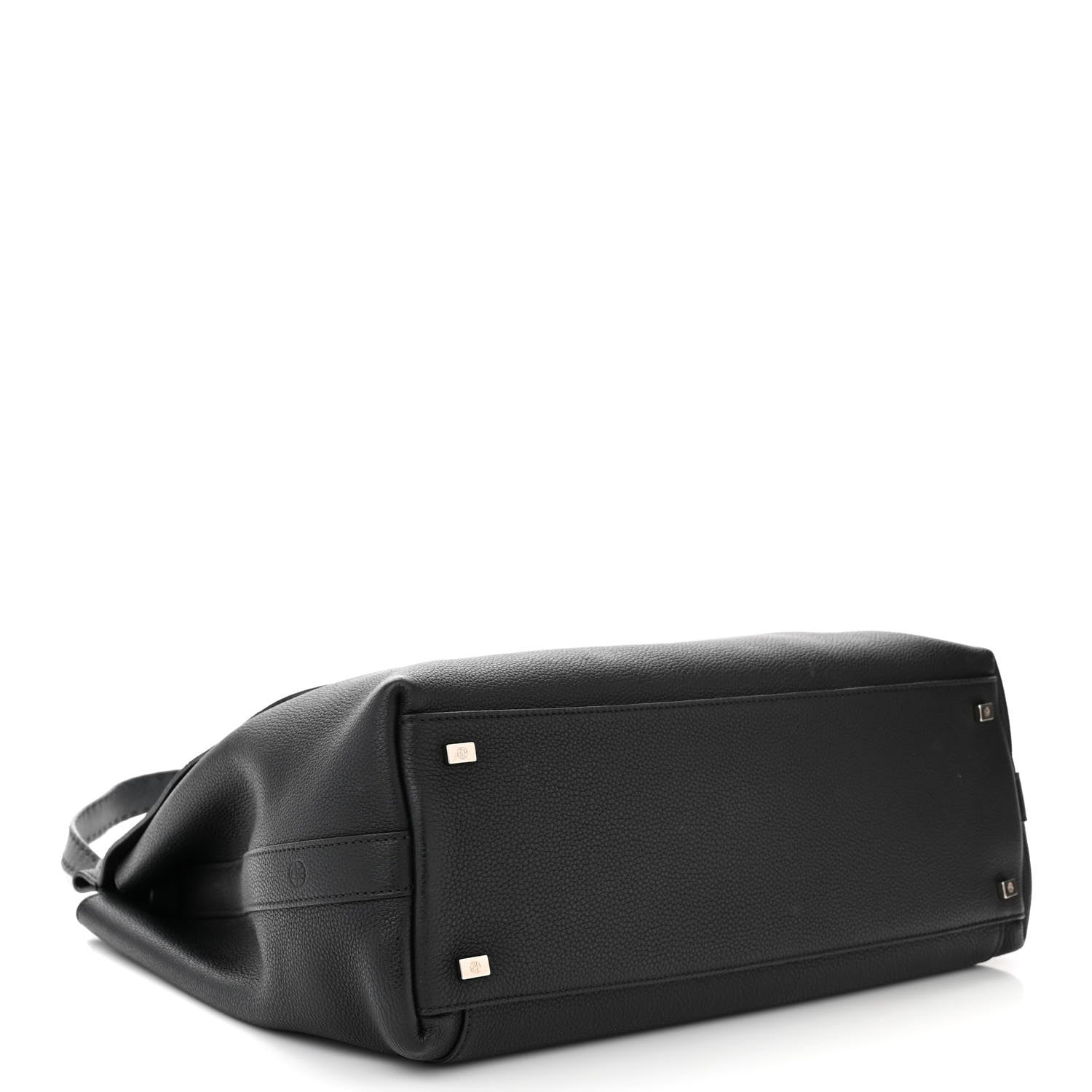 The Row Grained Calfskin Top Handle 14 Bag Black 4 of 10