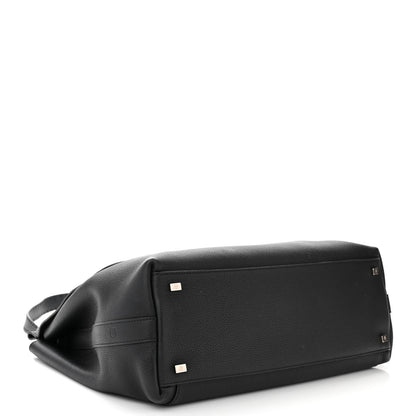 The Row Grained Calfskin Top Handle 14 Bag Black 4 of 10