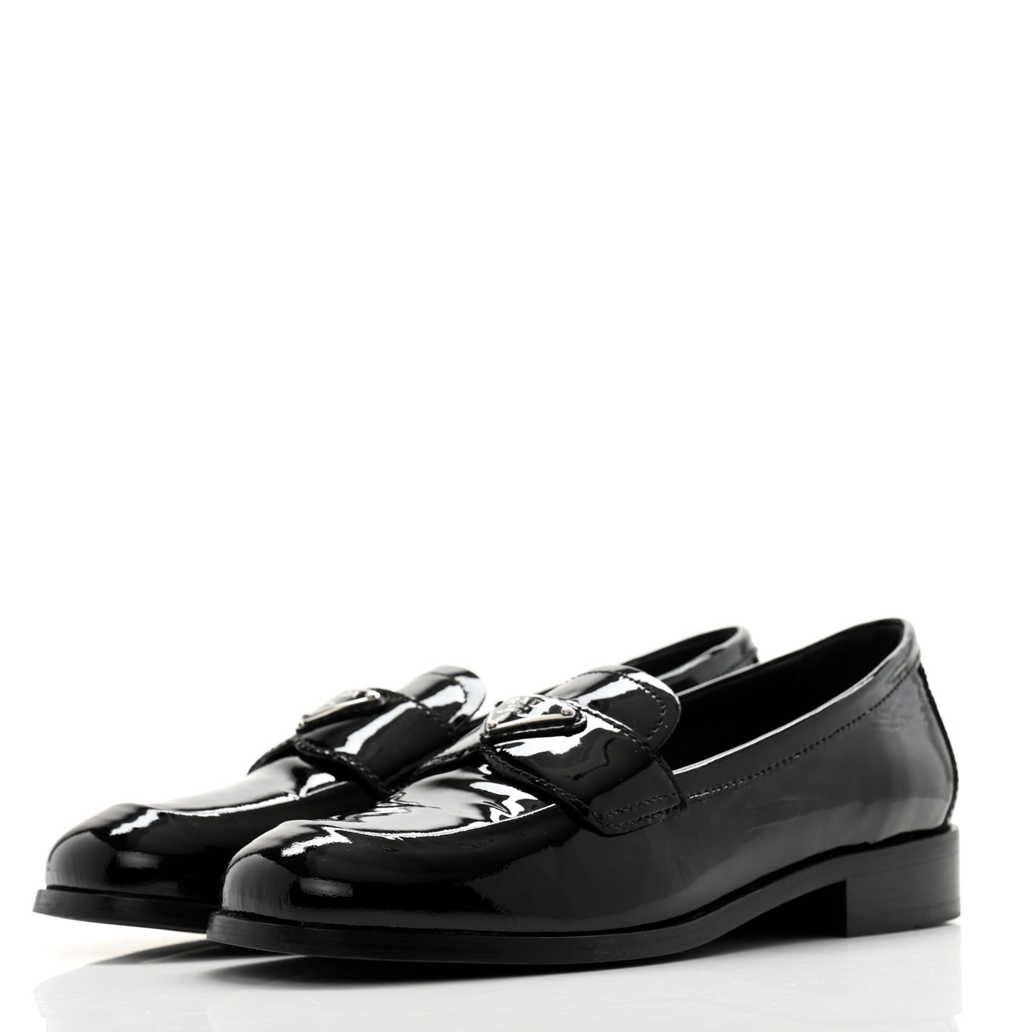 Vernice Triangle Womens Loafers 35.5 Black