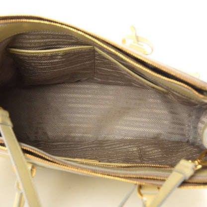 Prada Saffiano Vernice Medium Galleria Double Zip Tote 6 of 19