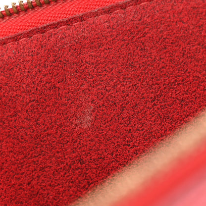 Louis Vuitton Epi Pochette Accessories 24 Castillan Red 12 of 13