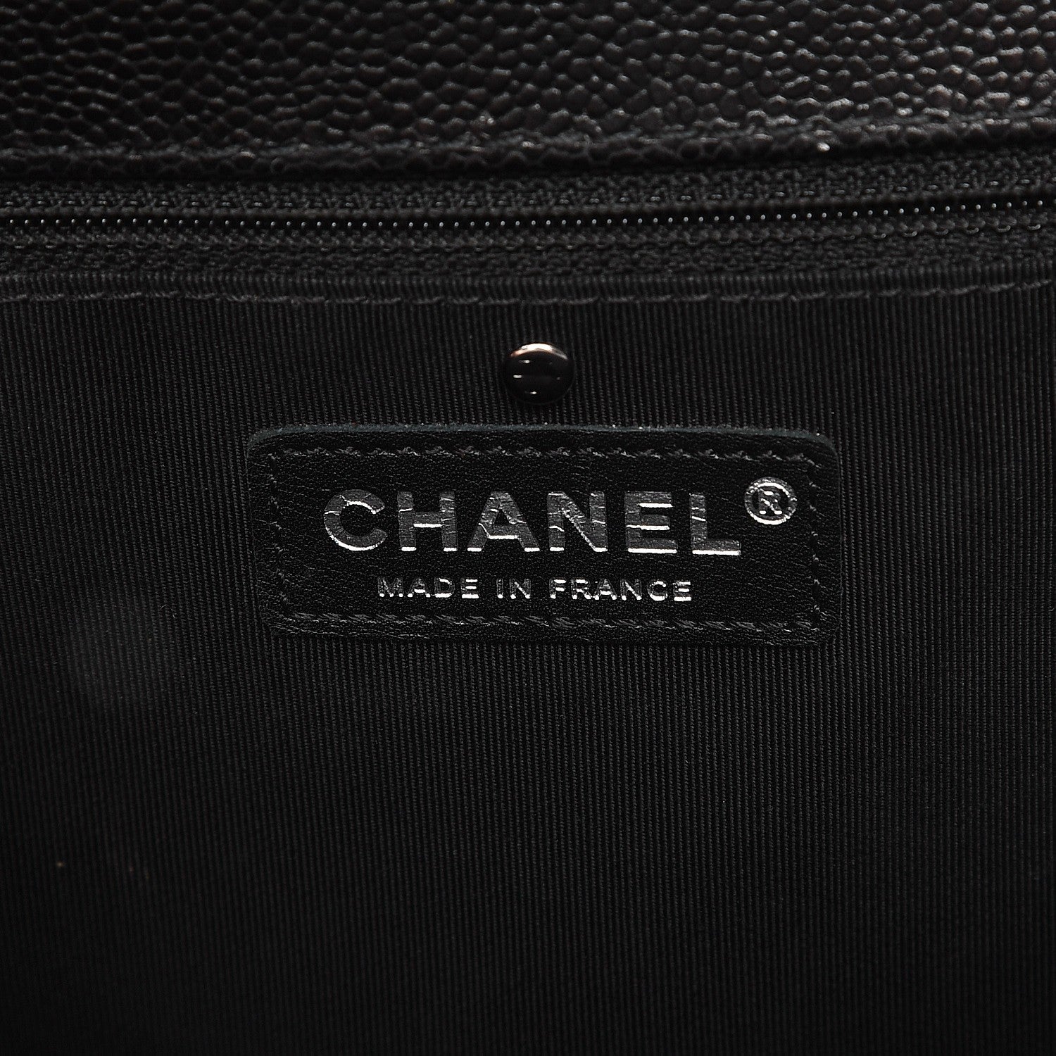 Chanel Caviar Quilted Large Boy Flap Black 6 of 9