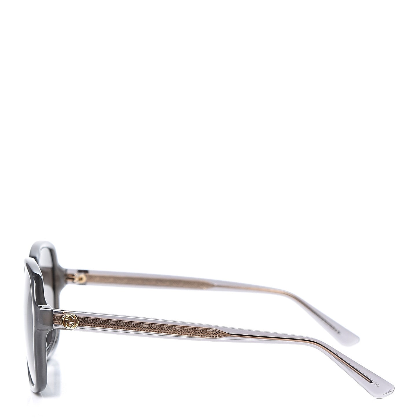 Acetate Square Frame Sunglasses GG 3834/F/S Grey Pearl