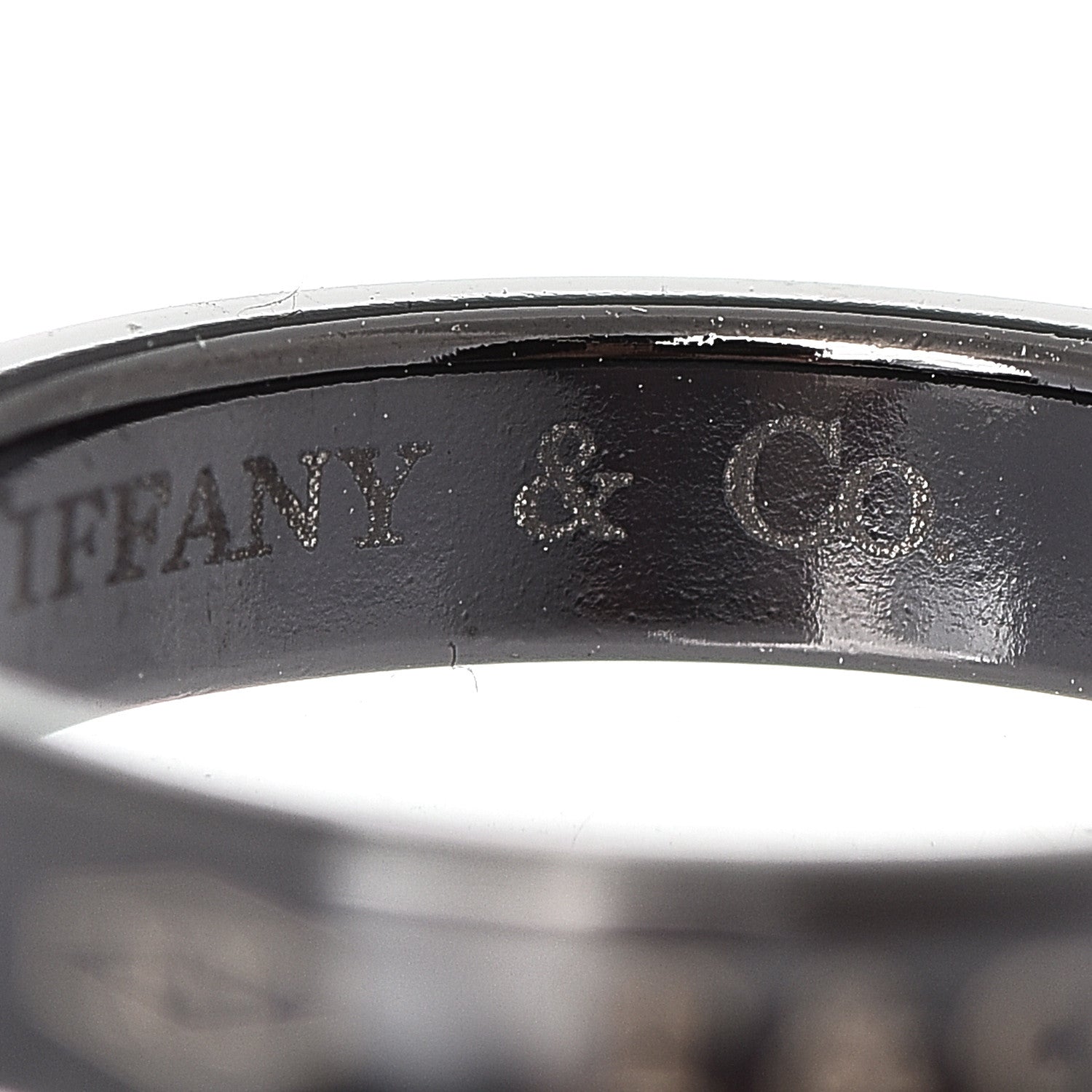 Tiffany Titanium 4mm Narrow 1837 Ring 56 7.5 5 of 6