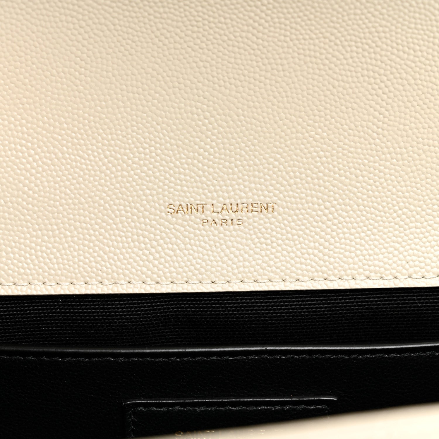 Saint Laurent Grain De Poudre Textured Mixed Matelasse Medium Triquilt Monogram Satchel Crema Soft 6 of 11