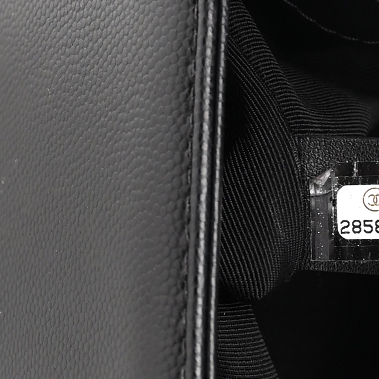 Chanel Caviar Quilted Medium Boy Flap Black 7 of 11