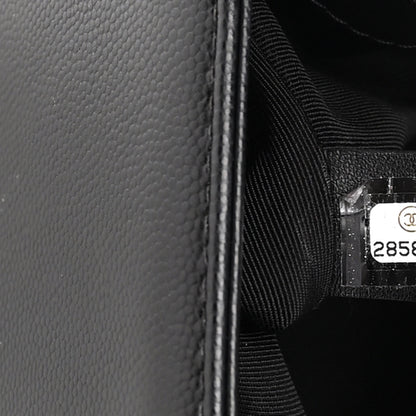 Chanel Caviar Quilted Medium Boy Flap Black 7 of 11