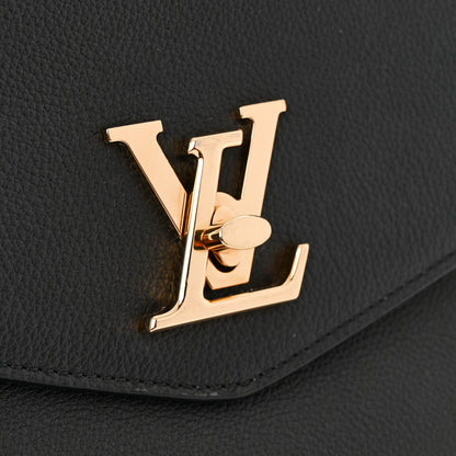 Louis Vuitton Grained Calfskin Lockme Oxford Black 13 of 13