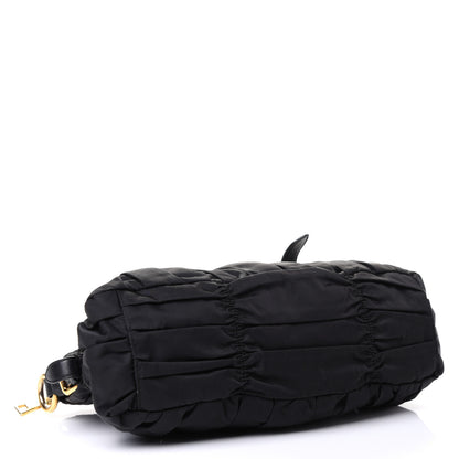 Prada Tessuto Nylon Gaufre Shopping Satchel Black 3 of 5