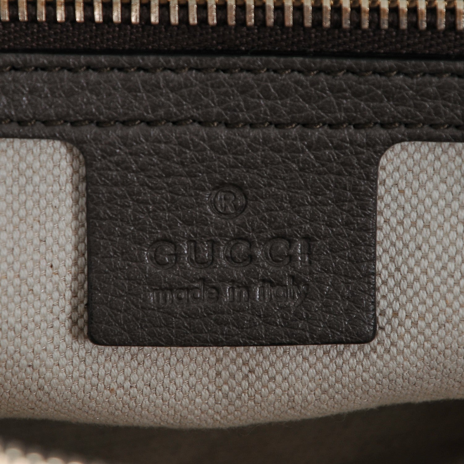 Gucci Calfskin Large Bamboo Shopper Tote Grey Field 8 of 9