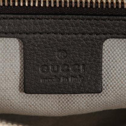 Gucci Calfskin Large Bamboo Shopper Tote Grey Field 8 of 9