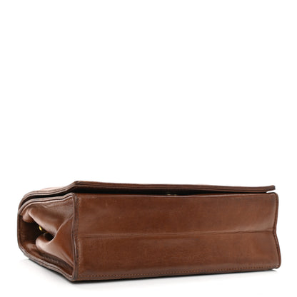 Chanel Lambskin Quilted CC Single Flap Brown 4 of 11