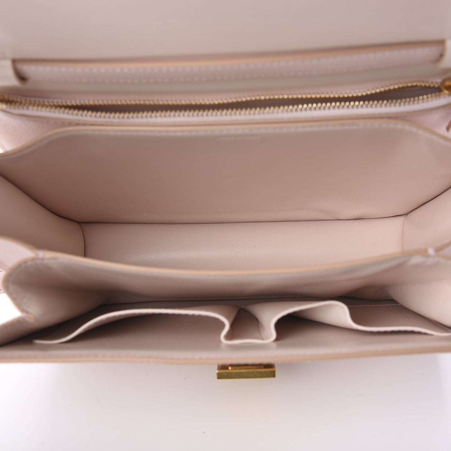 Liege Calfskin Medium Classic Box Flap Bag Rose Pale