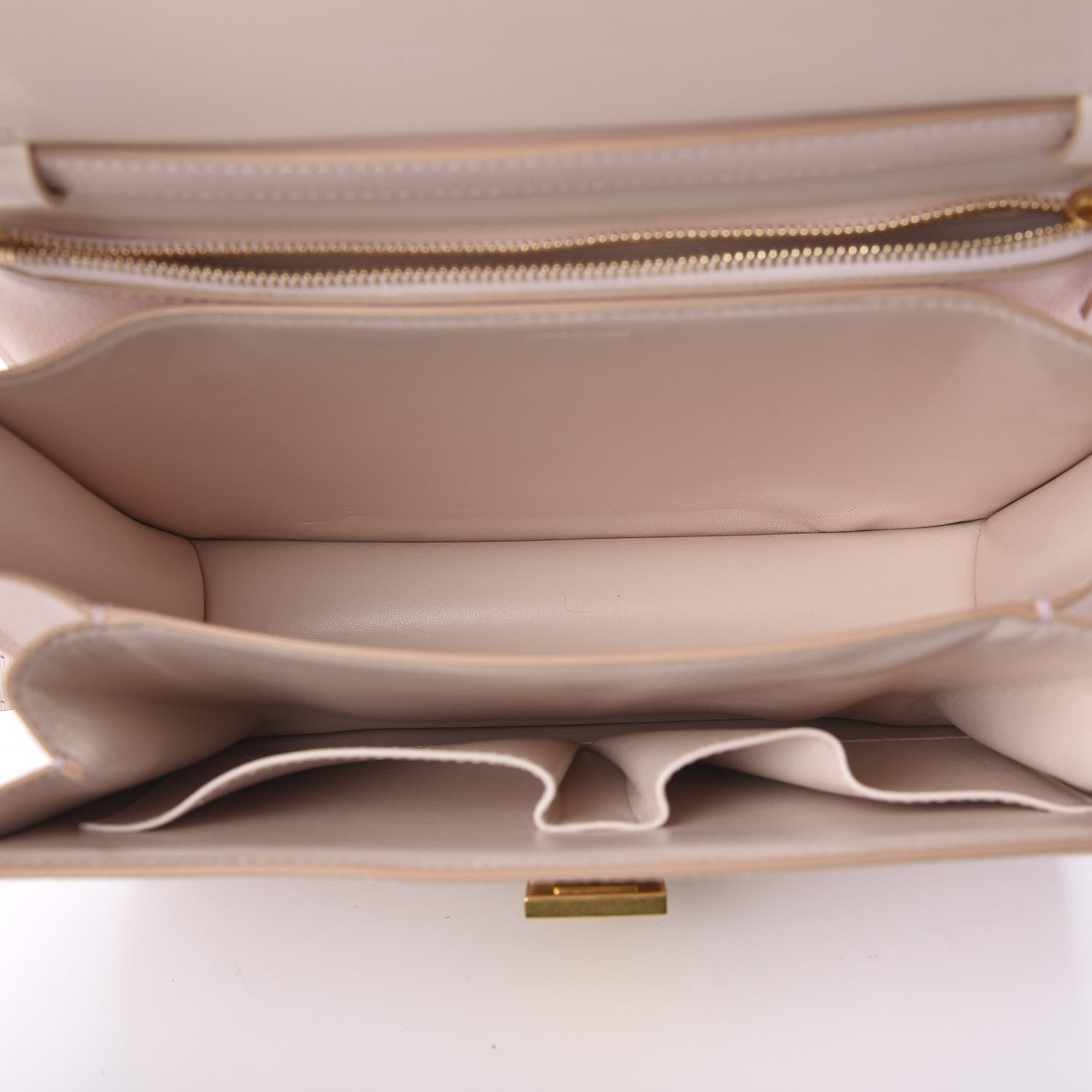 Celine Liege Calfskin Medium Classic Box Flap Bag Rose Pale 4 of 9