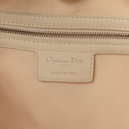 Christian Dior Coated Canvas Cannage Medium Panarea Tote White 9 of 11