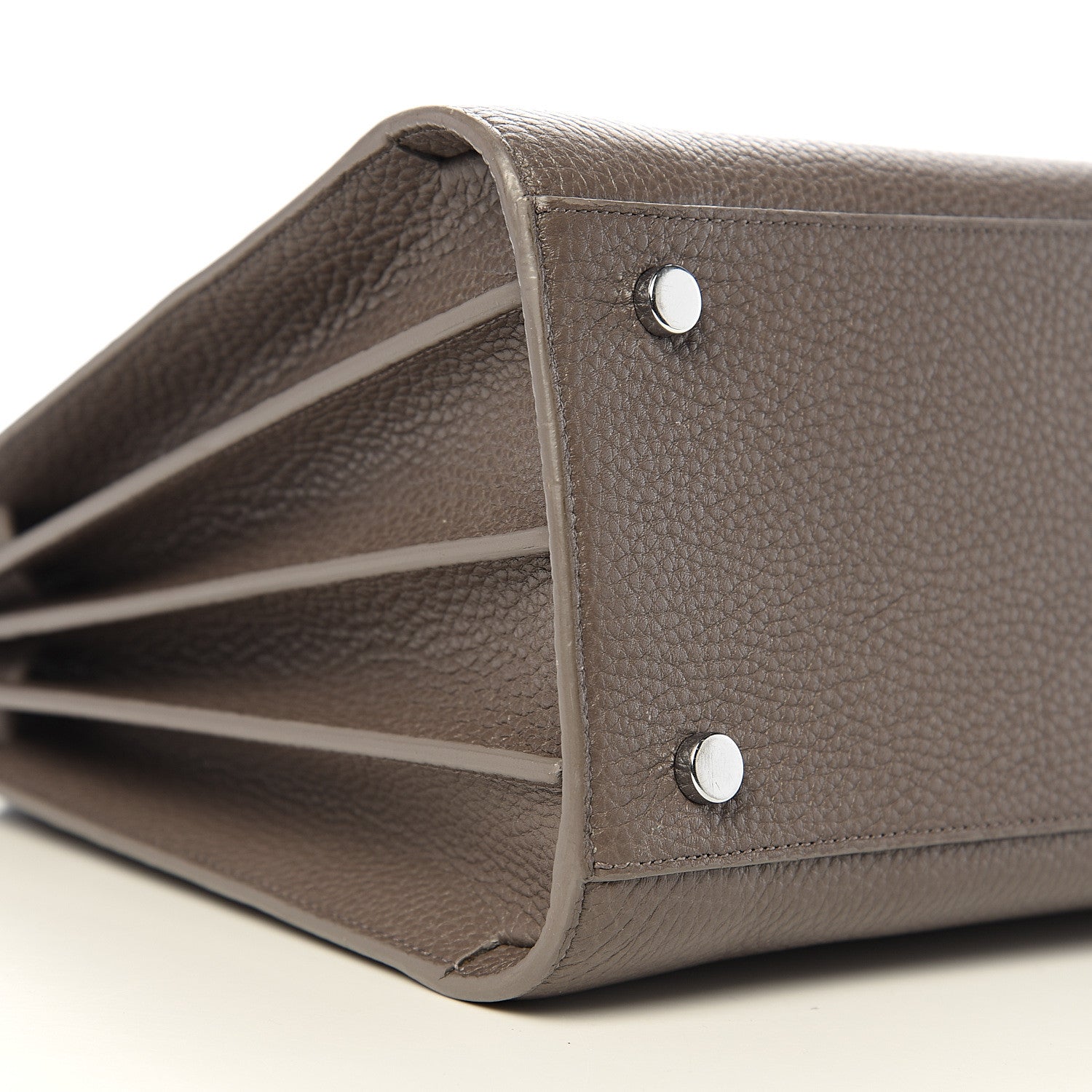 Saint Laurent Grained Calfskin Small Sac De Jour Fog 6 of 8
