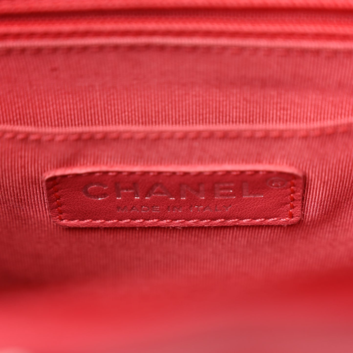 Lambskin Quilted Small Urban Spirit Backpack Red