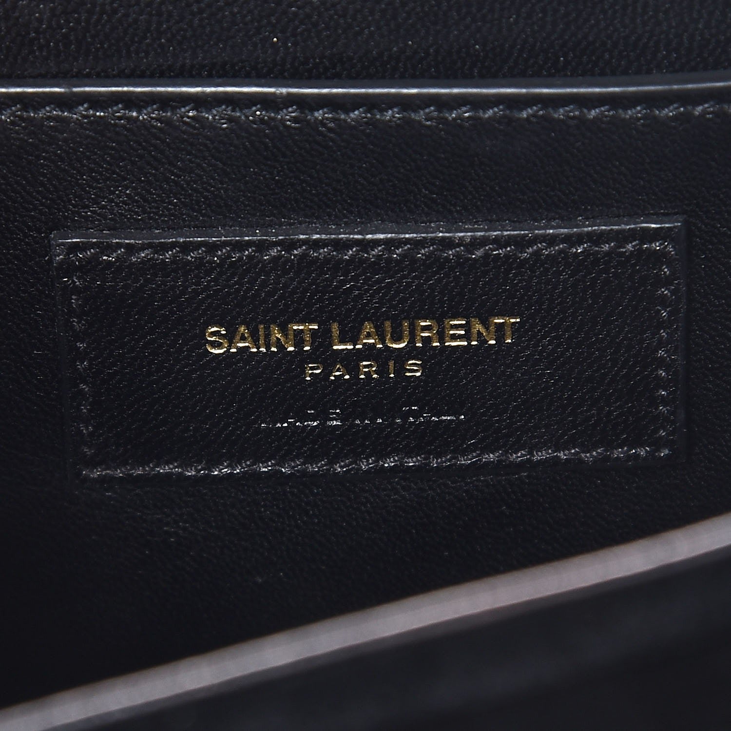 Saint Laurent Velvet Small Monogram Kate Tassel Shoulder Bag Black 6 of 6