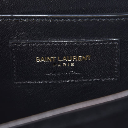 Saint Laurent Velvet Small Monogram Kate Tassel Shoulder Bag Black 6 of 6