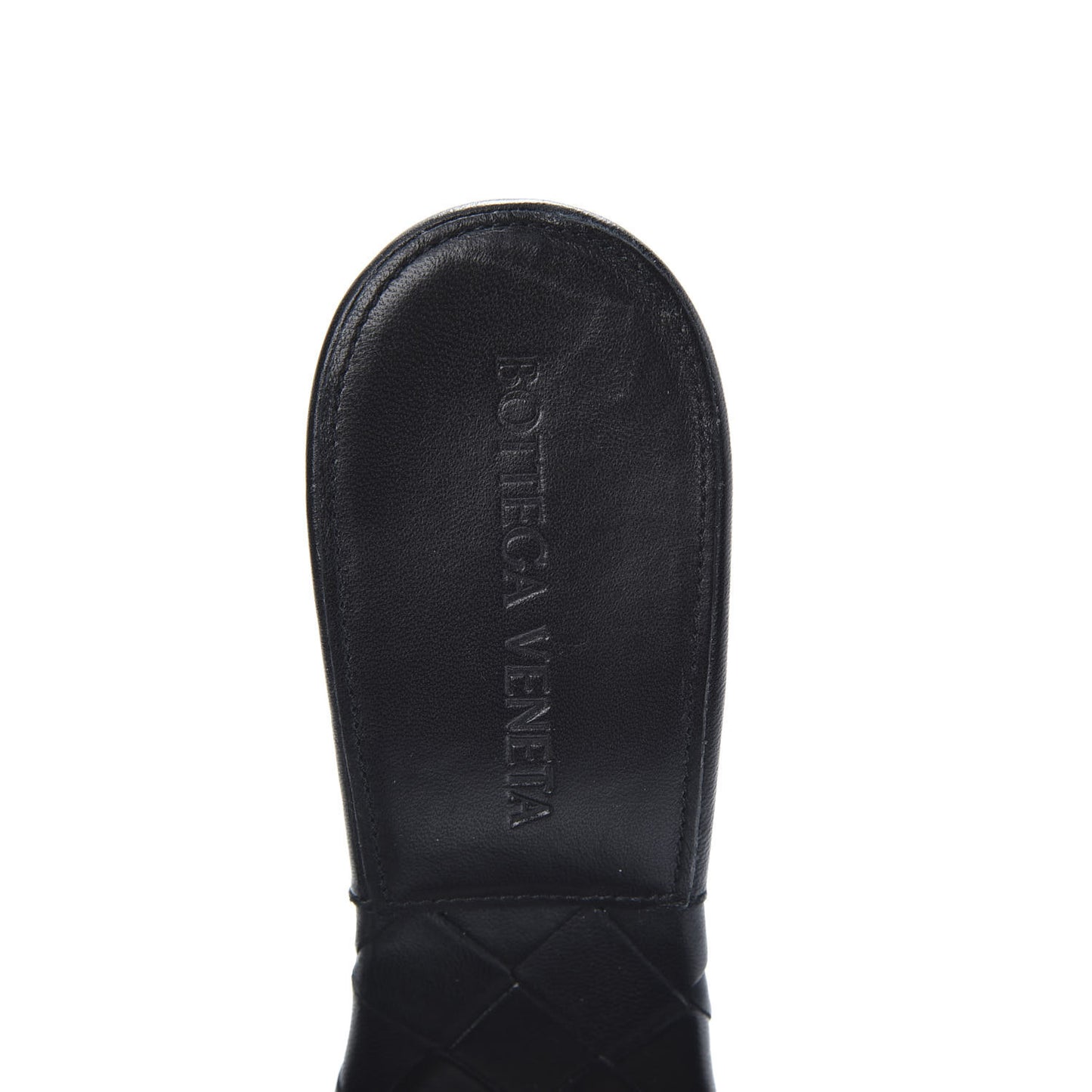 Nappa Maxi Intrecciato Lido Mule Sandals 36 Black